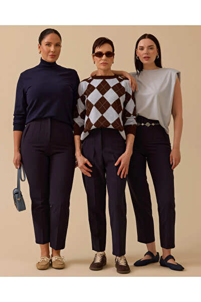 SEÇİL Pantaloni Betty Beli, lungi până la gleznă