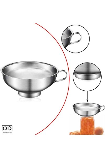 ORIGINAL DEALS Φίλτρο βάζου με φαρδύ στόμιο και λαβή, από ανοξείδωτο ατσάλι, ...