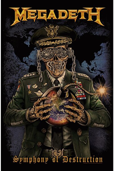 Caph Design Megadeth Vintage Kraft Poster - 33x48cm