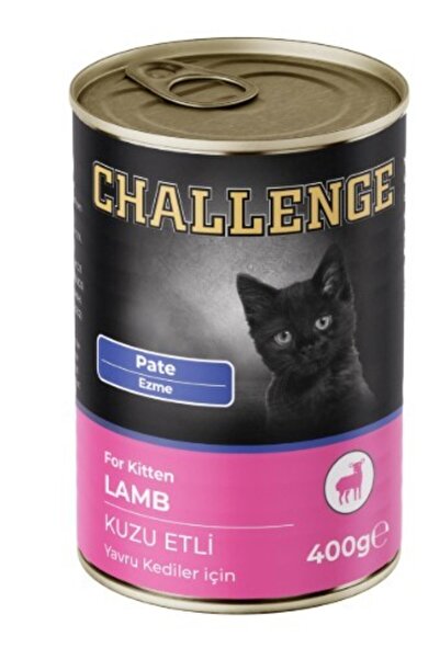 Challenge Pate Kuzu Etli Yavru Kedi Konservesi 400 gr