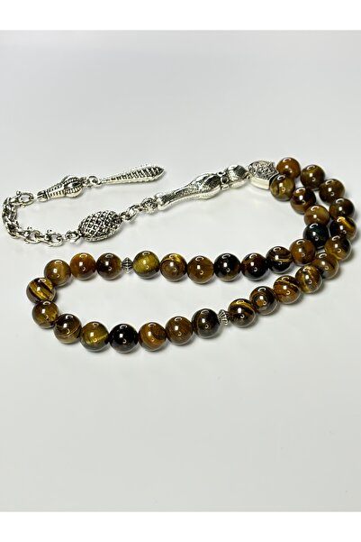 Tetik Tesbihçilik Doğal Kaplan Gözü Tesbih – Günlük Kullanıma Uygun 1. Kalite...