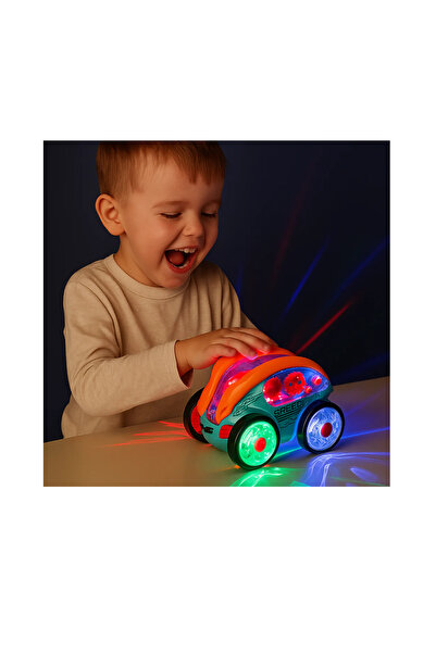 TEONA CONCEPT Mașină de cascadorii cu lumini și sunete, mașinuță interactivă ...