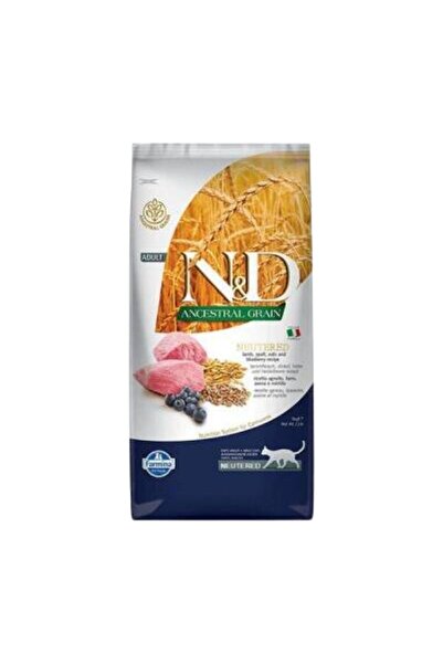 N&D Düşük Tahıllı Kuzulu Kısırlaştırılmış Kedi Maması 10 kg