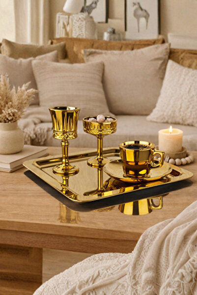 rova tr سلسلة نيلدا: 1 فنجان قهوة + 1 كوب قهوة فاخر + 1 وعاء حلويات متعدد الا...