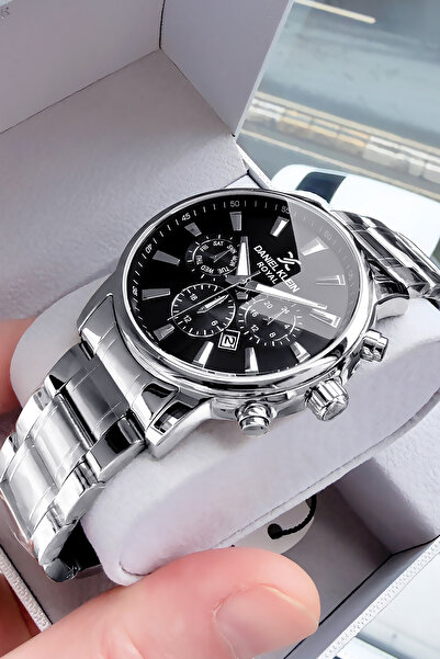 Daniel Klein Men's Wristwatch Silver Color Steel Band Dke2049C6