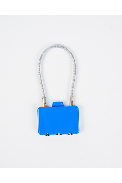 Trink Çanta Combination Suitcase Lock - Luggage Lock - Bag Lock - Travel Lock - Blue -