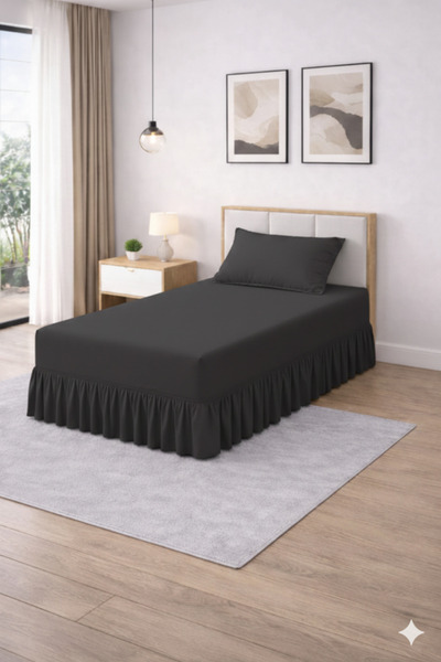 Zarif Home Baza Ruffle Sheet Set (Single)
