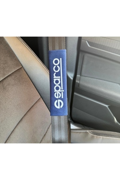 Asel Mavi Emniyet Kemeri Pedi 2'li Oto Koltuğu Pedi