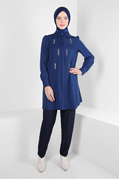 Alvina تونك بتفاصيل حجرية 44207