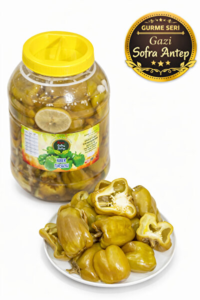 gazisofraantep Ev Yapımı Antep Biberi Turşusu 3'lük (Yeni Sezon)