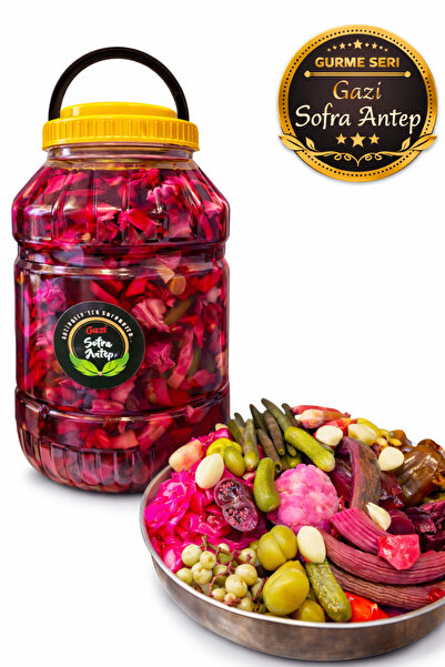 gazisofraantep Karışık Turşu 2 lt (20 sebzeli) - Katkısız, Doğal, Çıtır Lezzet