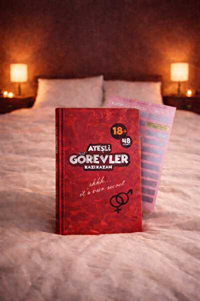 Cooqpoo Çiftler İçin Ateşli Görevler | 18+ Yetişkin Oyun Kartı – Kazı Kazan