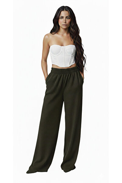 M&N WEAR COLLECTİON Thessaloniki Corded Fabric Velvet Pants