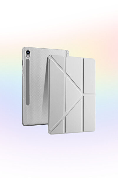 Fuchsia Tri Folding Table with Pen Compartment and Foldable Stand Compatible ...