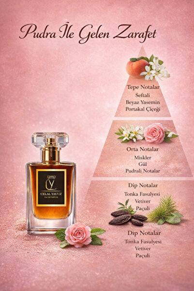 Celal Yavuz 160 Pudralı Zarafet | Eau de Parfum – Misk & Gül Dokunuşlu Kalıcı...