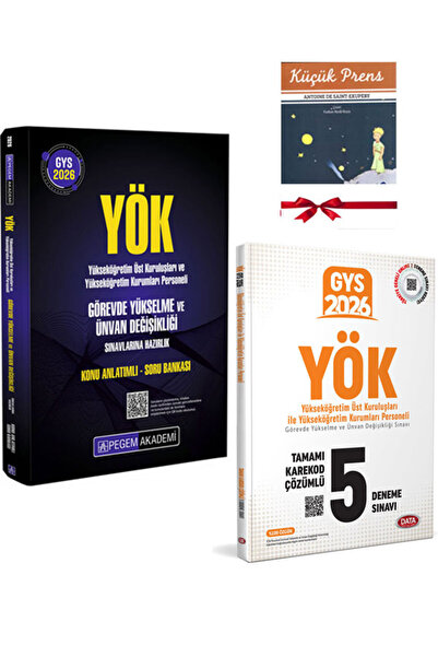 Pegem Akademi Yayıncılık 2026 Data GYS YÖK Görevde Yükselme Konu Anlatımlı So...