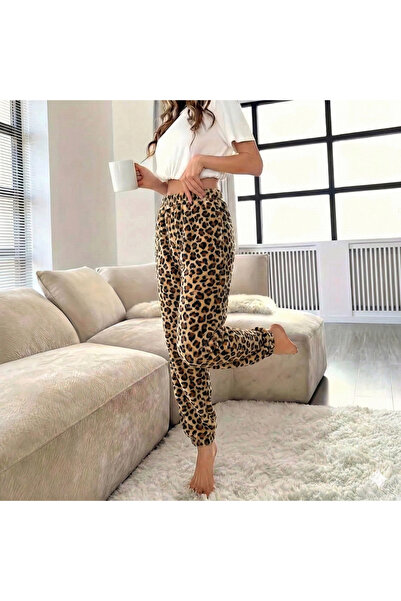 Es Sport Plush Bottom Sweatpants for Autumn and Winter Elastic Waist, Elastic...