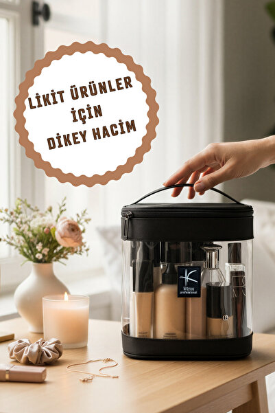 Kityuu كليركيت |   حقيبة السفر والمكياج |   حقيبة مستحضرات تجميل متعددة الأغراض