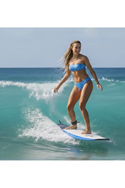 G&H UNDERWEAR Blue Leopard Bikini Set