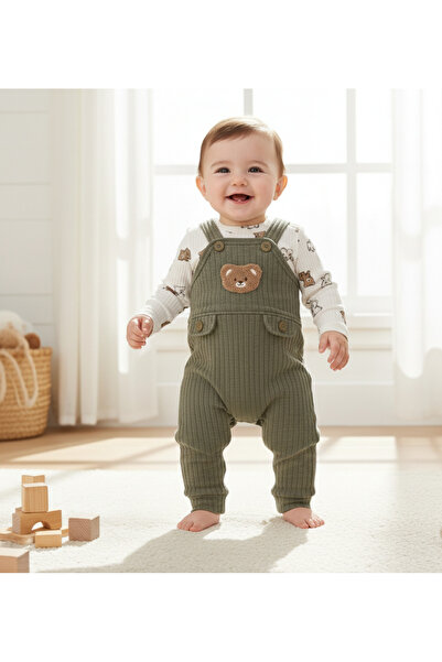 Minim طقم سلوبيت للأطفال مطبوع ومطرز من AYICIK - يومي - للعطلات - يوم خاص