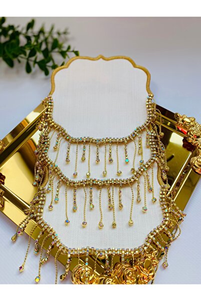 ELÇİÇEK HOME مناديل تقديم، مناديل كوكتيل، مناديل تقديم فاخرة مزينة بالأحجار ل...