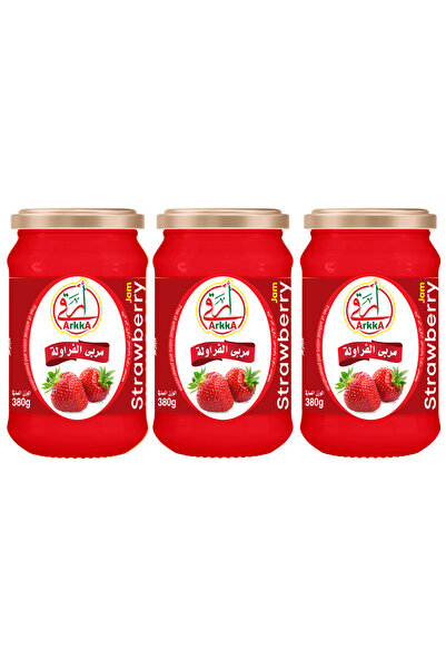 ARKKA Premium Strawberry Jam 380x3g - 3 Jars