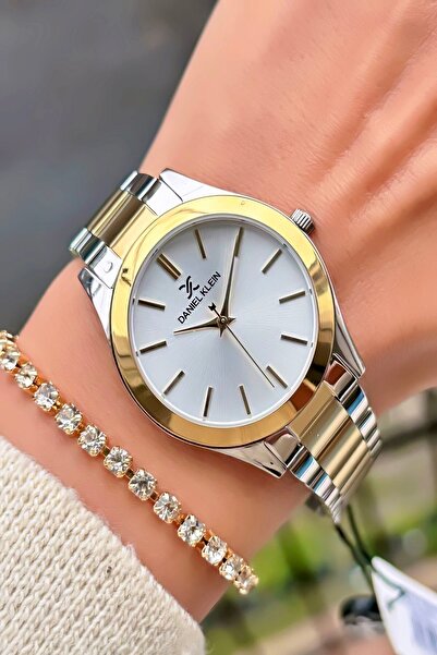 Daniel Klein Çelik Kordon Yılan Modeli Kadın Kol Saati+ Bileklik