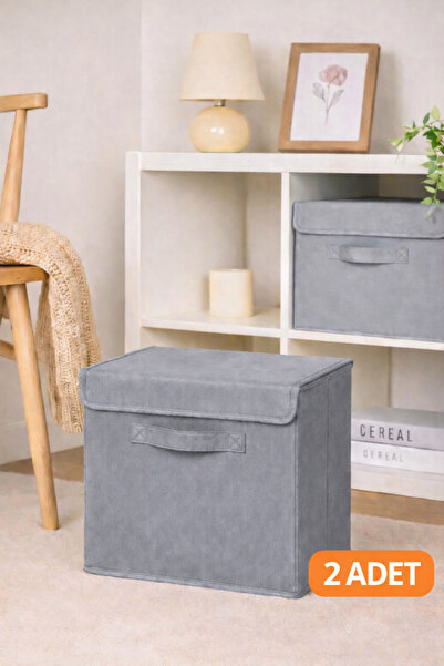 she berrak 2 Pcs Closet Inside Laundry-Toy Organizer Folding Storage Box Orga...