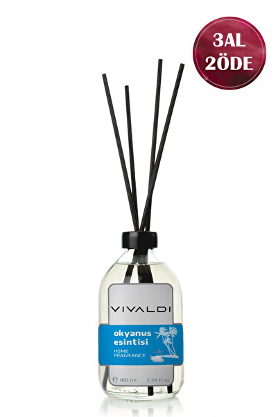 Vivaldi Home Okyanus Çubuklu Oda Kokusu 100 ml, Ferah ve Serin Deniz Esintisi...