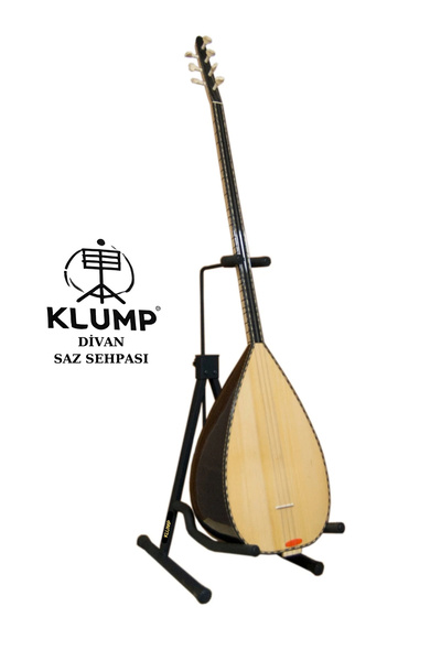 Genel Markalar Klump Divan Saz / Bağlama Standı Sehpas Siyah