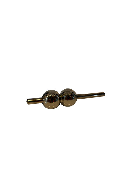 Emaks Mâner metalic dublu Petra, 32 mm, bronz, ușă dulap, unitate TV modernă,...