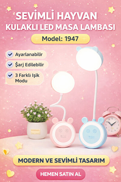 kialed Şarjlı LED Masa Lambası