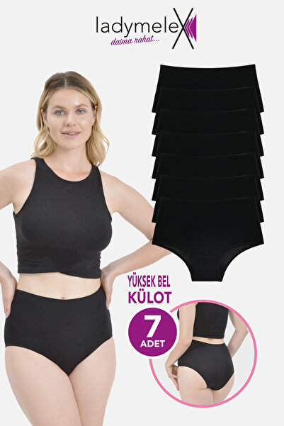 LadyMelex Dámske nohavičky, nohavičky s vysokým pásom (S-M-L-Xl-2Xl-3Xl) Čier...