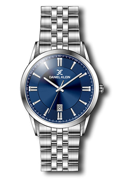 Daniel Klein Steely Silver Stainless Steel Watch for Men DK.1.14265-3