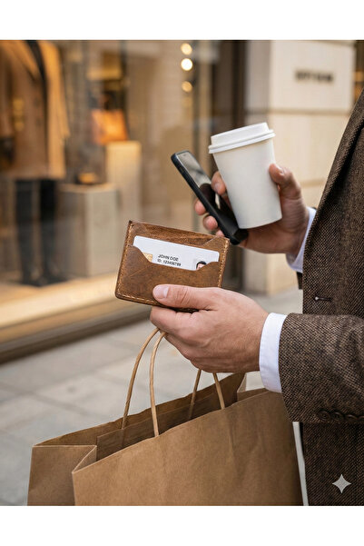 OTOHOUSSE Genuine Leather Wallet Card Holder