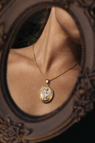 Richard Jewell KADIN ÇELİK ALYA KOLYE RENK ATMAZ