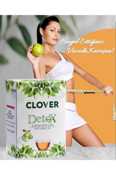 clover cosmetıcs Diyete özel Bitkisel Karışımlı Kinoa form Detox Çayı 1’Li Paket