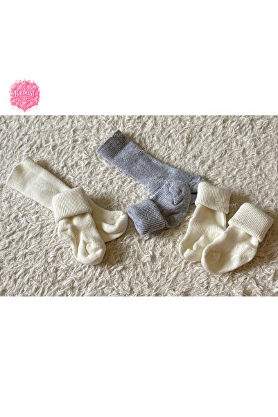 BRIDEIST WEDDING CO Baby Socks | Cotton Rib Textured Soft Flexible Daily Set ...
