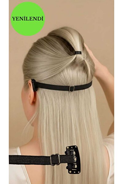 invictus design Kadın Siyah Kaş Göz ve Yüz Germe Lastikli Botoks Tokası