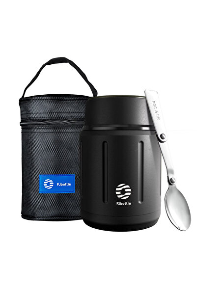 Choice 500ml Black Fjbottle 500ml Food Thermos, 316 Stainless Steel Vacuum In...