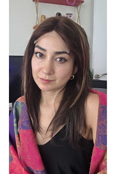 Perukçu Alev GERÇEK SAÇ TÜL PERUK F32 NO