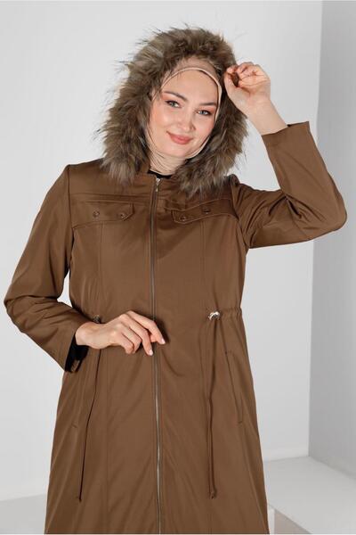 Alvina Пальто з капюшоном і блискавкою 90373