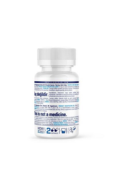 FLAVA Zma | Çinko Magnezyum B6 Vitamini - 90 Kapsül