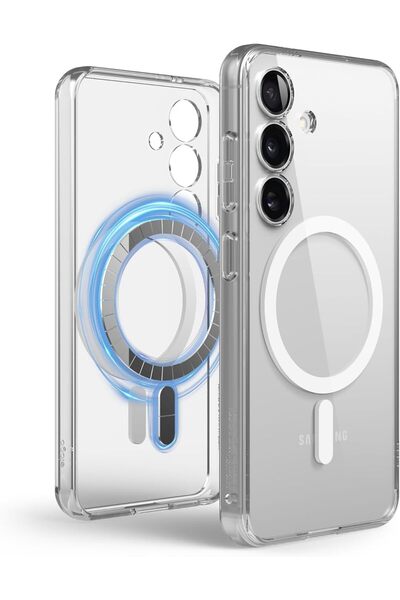 Nezih Case Samsung Galaxy S25 FE Uyumlu Magsafe Sarj Destekli Sararmaya Dayan...