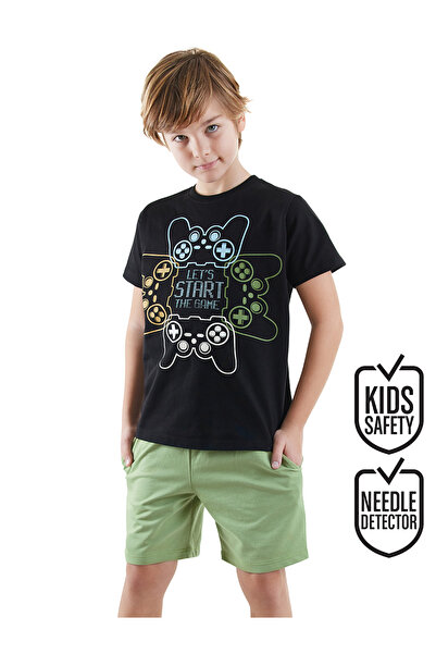 Denokids Start Game Set de tricou și pantaloni scurți pentru băieți