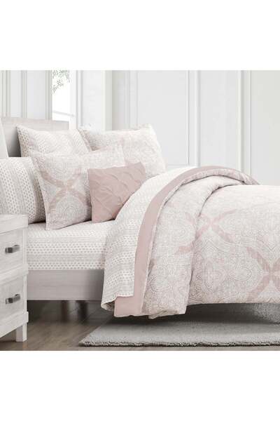 Orange Bed & Bath نيكو | طقم لحاف مزدوج من 8 قطع