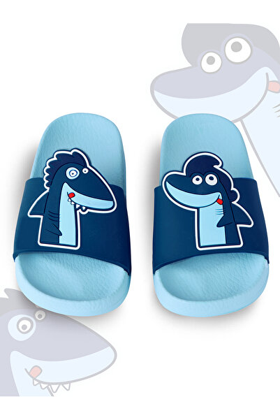 Denokids Shark Boy Slippers