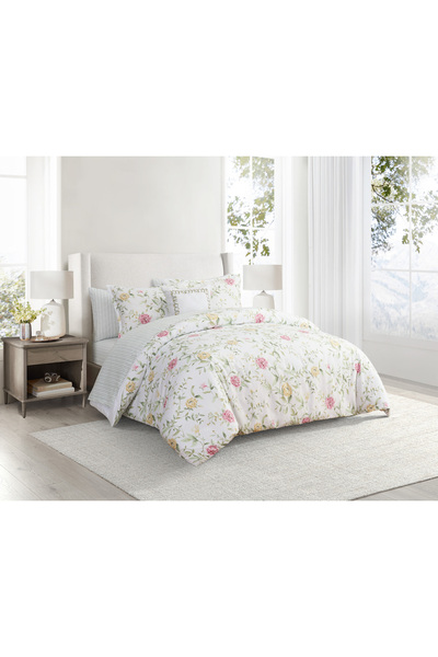 Orange Bed & Bath أمارا | طقم لحاف مزدوج من 8 قطع