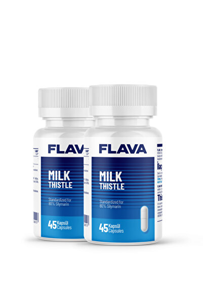 FLAVA Milk Thistle - 45 Kapsül X 2 Adet
