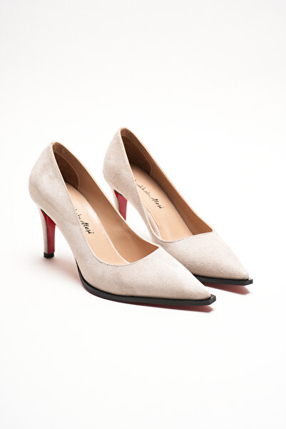 Ayakkabı Ateşi Γυναικεία παπούτσια με λεπτή σόλα με κοντό τακούνι σε μπεζ σου...